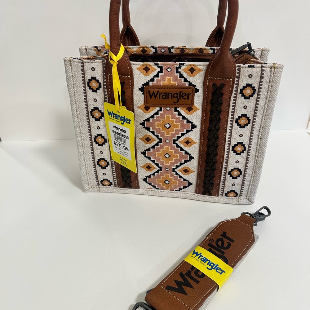 Wrangler Brown and Cream Women's Bag